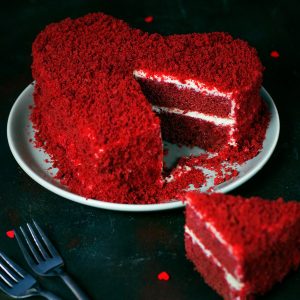 کیک رد ولوت مخملی به روش کافی شاپی