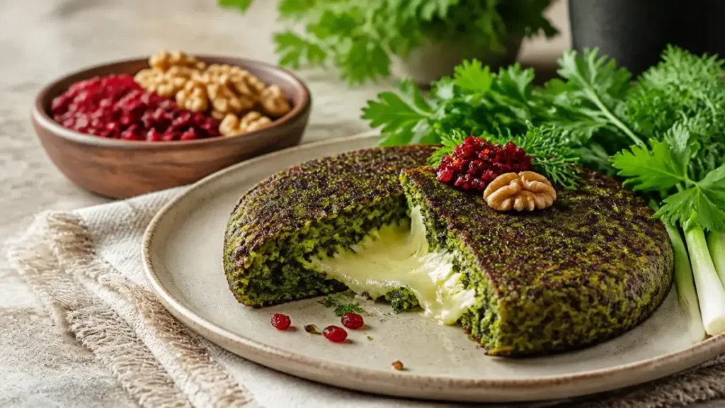 طرز تهیه کوکو سبزی | آلیما